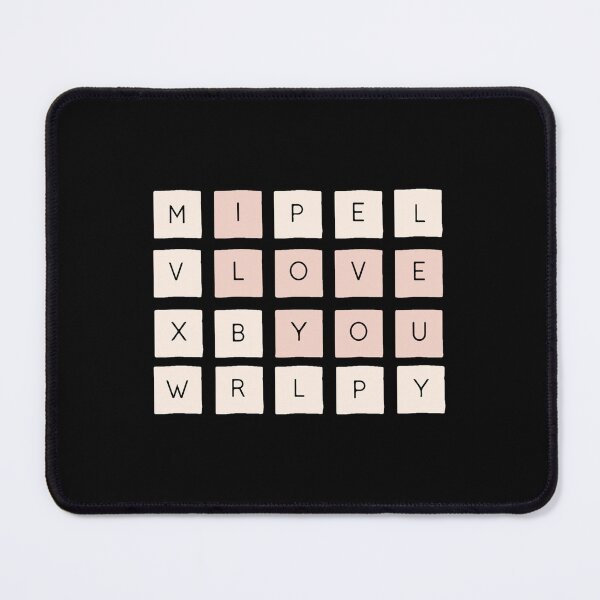 Item preview, Express Love With Wordle Puzzle Game - I Love You  designed and sold by theresaklorie.