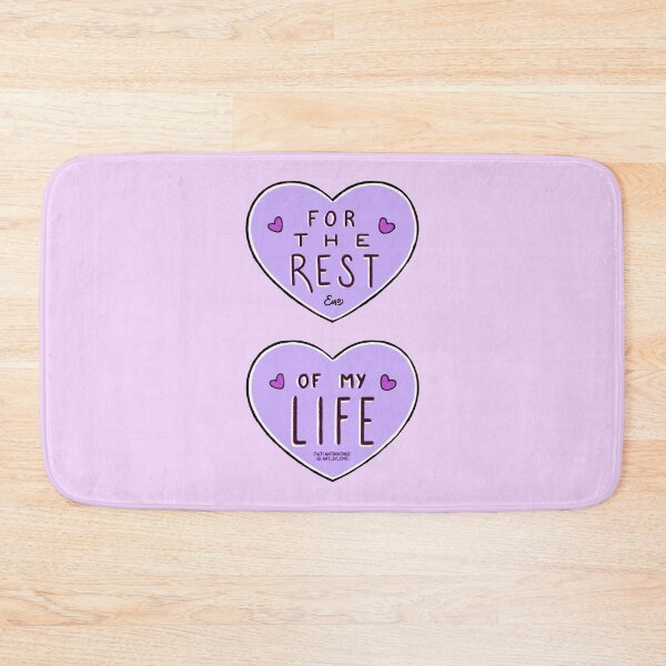 Item preview, For the Rest of MY Life - BTS - For Youth - Purple hearts designed and sold by art-by-emo.