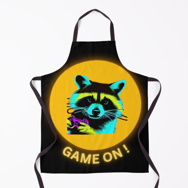Item preview, Game On Racoon Gamer with A Game Controller designed and sold by HanaiPrint.