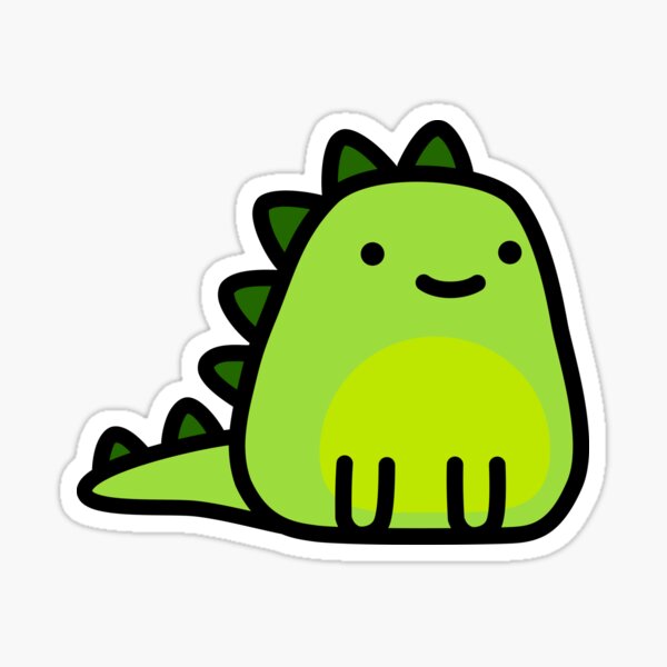 Item preview, Cute Dinosaur Doodle, Green Colors designed and sold by RiciPaneto.