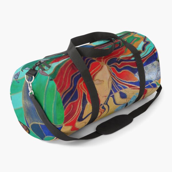 Item preview, Mermaid Swimming with Butterflies Fantasy Art designed and sold by taiche.