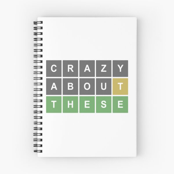 Item preview, Fun Wordle Results - Crazy, About, These   designed and sold by theresaklorie.
