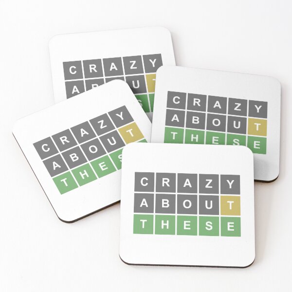 Item preview, Fun Wordle Results - Crazy, About, These   designed and sold by theresaklorie.