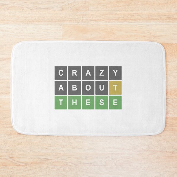 Item preview, Fun Wordle Results - Crazy, About, These   designed and sold by theresaklorie.