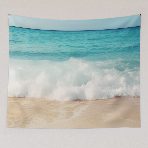 Item preview, Turquoise Blue Ocean Shore Waves  designed and sold by CraftingHouse.