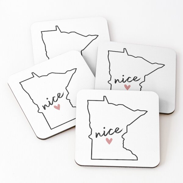Item preview, Minnesota Nice with Pink Heart designed and sold by JCL Design Studio.