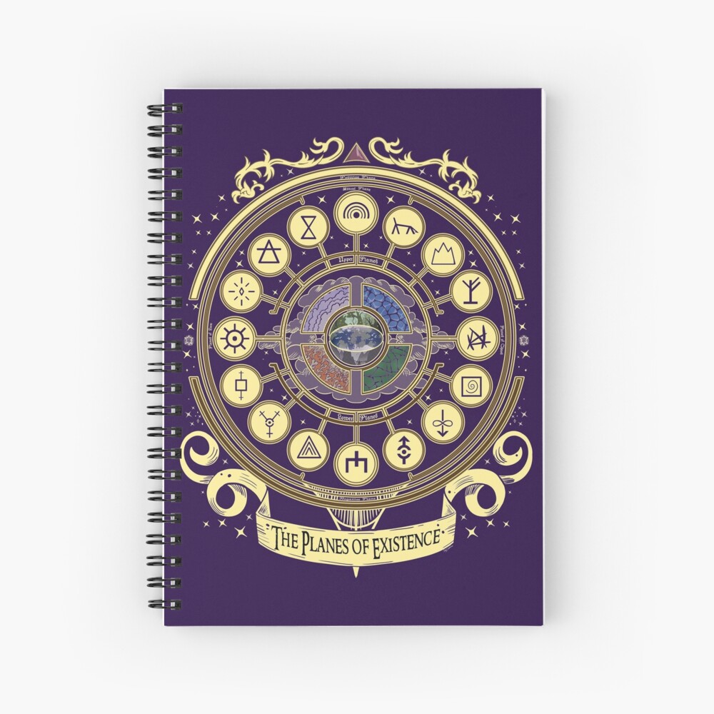 The Planes of Existence - D&D School Series Spiral Notebook