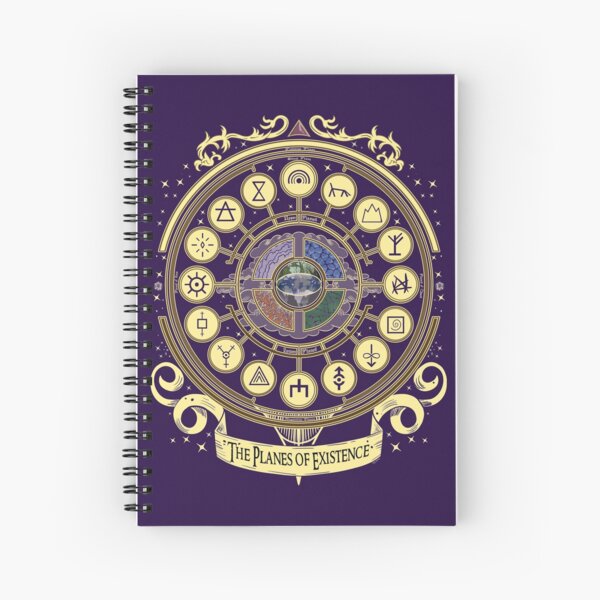 The Planes of Existence  Spiral Notebook