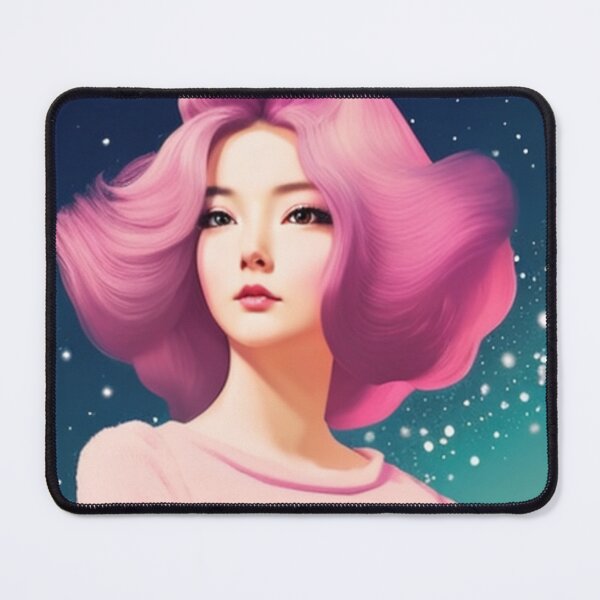 Item preview, Young woman in the starry sky designed and sold by Girly-Universe.