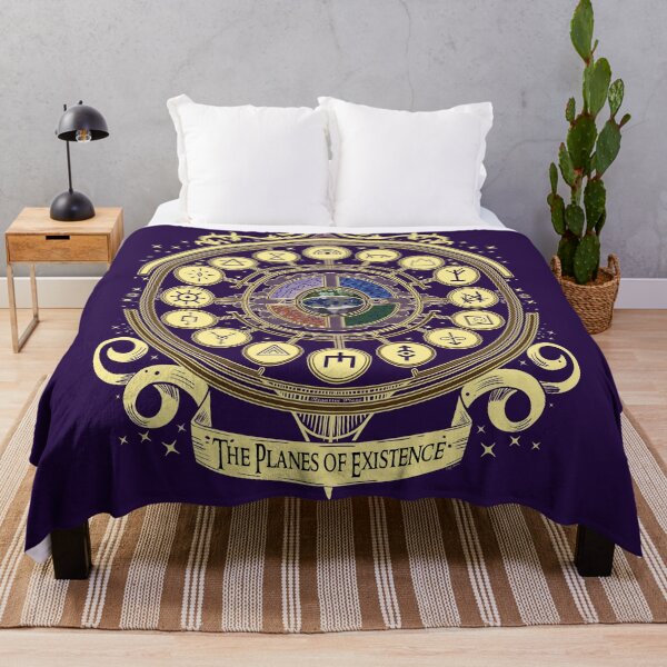 The Planes of Existence Throw Blanket
