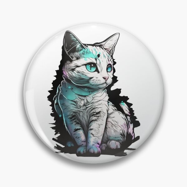 Item preview, The curious cat designed and sold by Melcu.