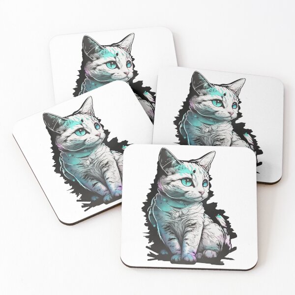 Item preview, The curious cat designed and sold by Melcu.