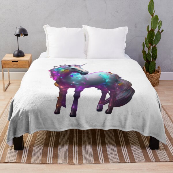 Item preview, Beautiful and Colourful Unicorn - Bright Glassy designed and sold by GloriousArtSKD.