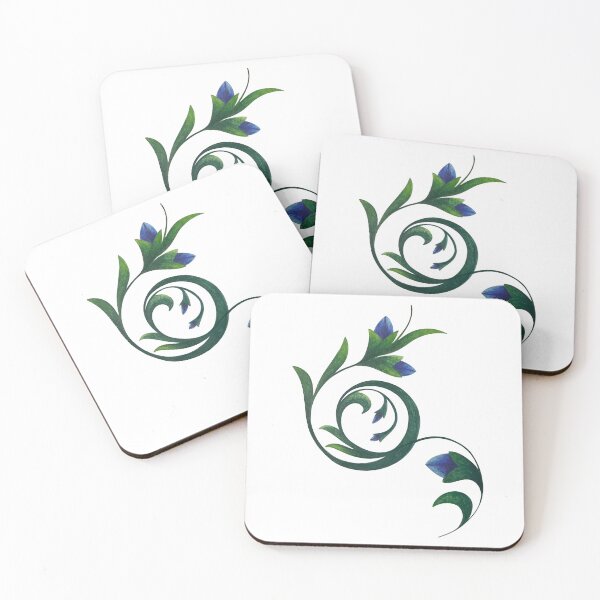 Item preview, spiral floral motif  designed and sold by stupidpotato1.