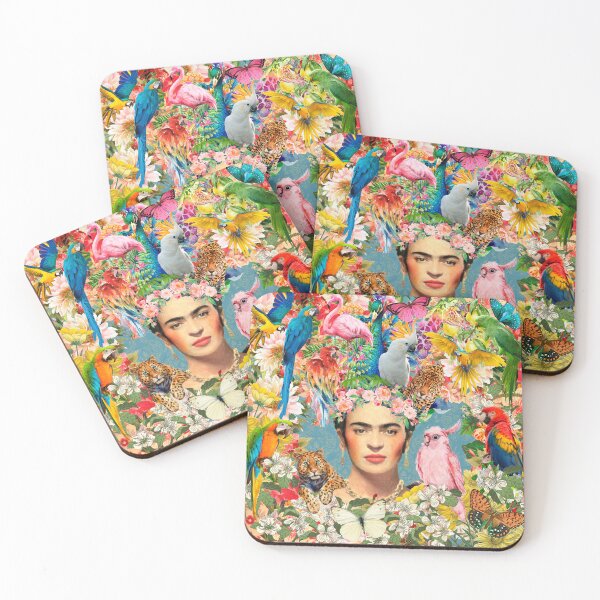 Item preview, Frida Kahlo Pink Parrot designed and sold by Muycote.