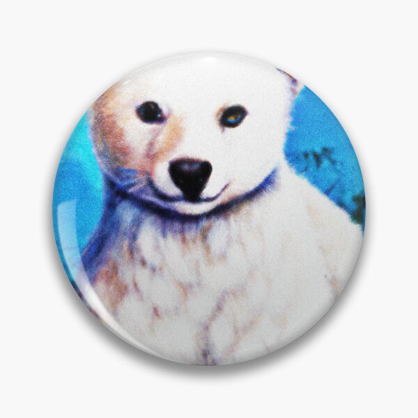 Item preview, Stunning Painting of a Polar Bear Cub. Buy Now designed and sold by Health And Fitness Posts e-Store.