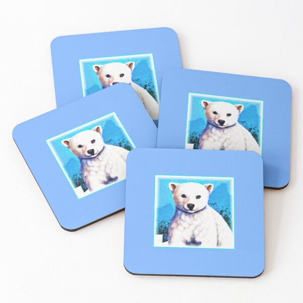Item preview, Stunning Painting of a Polar Bear Cub. Buy Now designed and sold by Health And Fitness Posts e-Store.