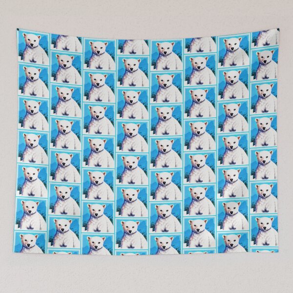 Item preview, Stunning Painting of a Polar Bear Cub. Buy Now designed and sold by Health And Fitness Posts e-Store.