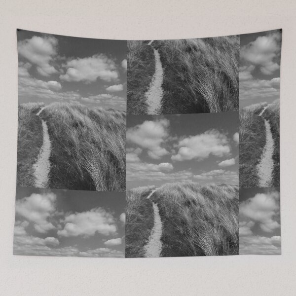 Item preview, Path in the sandy dunes Donegal black and white designed and sold by eddiebarronshop.