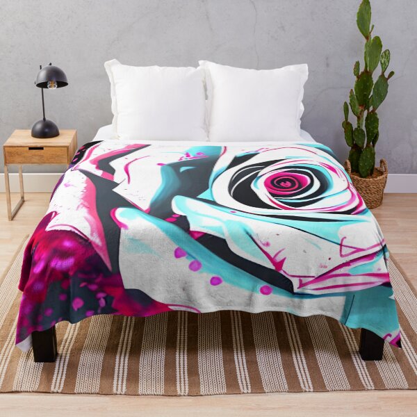 Artikelvorschau, Rose Graffiti Blumen Design - Blumen Graffiti entworfen und verkauft von Dalive.