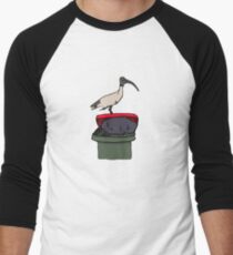 Bin Chicken Men's Baseball ¾ T-Shirt