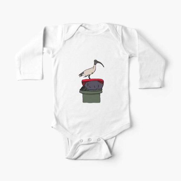 Bin Chicken Long Sleeve Baby One-Piece