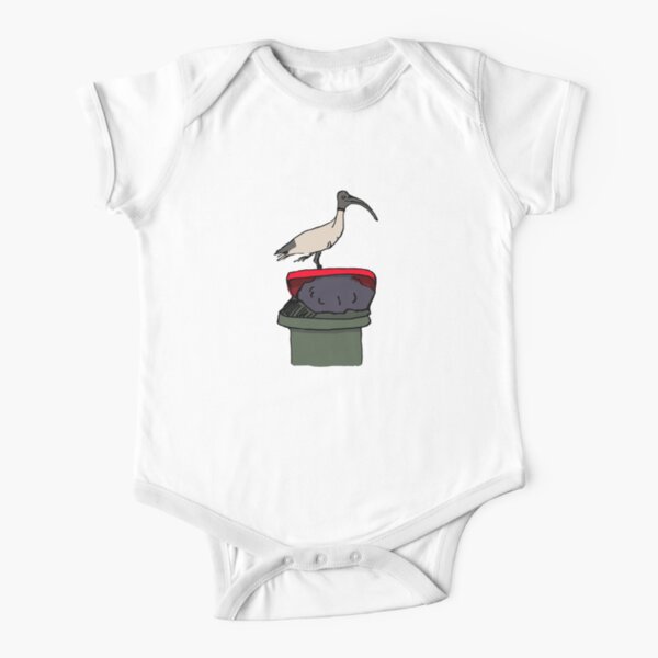 Bin Chicken Body de manga corta para bebé