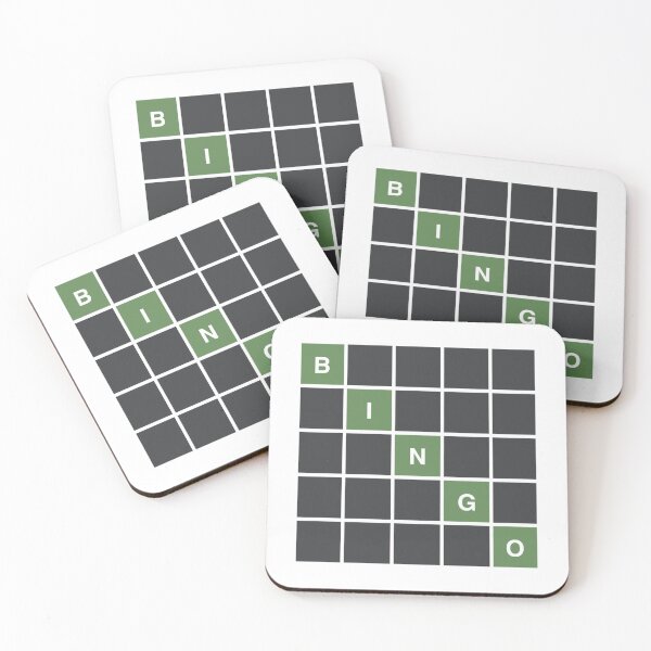 Item preview, Funny Wordle Puzzle Game Bingo    designed and sold by theresaklorie.