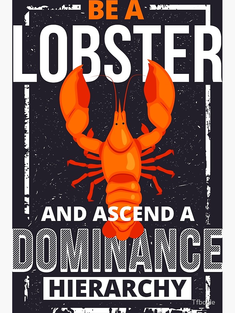 Disover Be a Lobster Premium Matte Vertical Poster