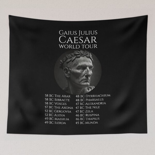 Item preview, Gaius Julius Caesar World Tour - Ancient Rome History - SPQR designed and sold by Styrman.