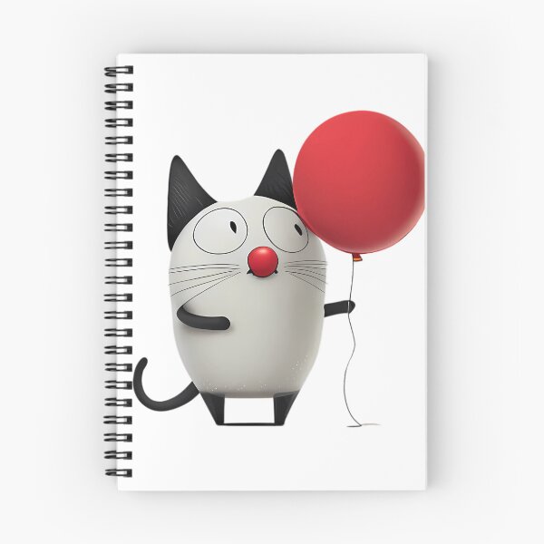 Item preview, Red Nose Day Cartoon Cat designed and sold by MTJ-Mushrooms.