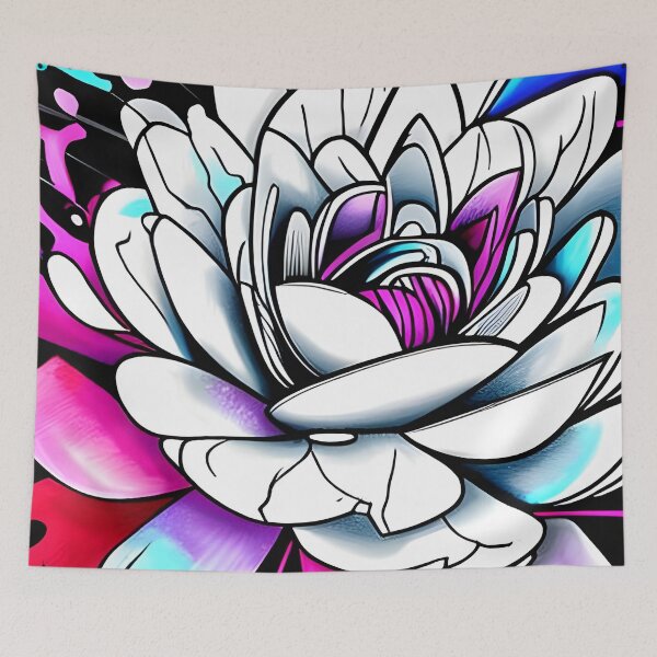 Item preview, Modern Art Design - Colorful lotus flower designed and sold by Dalive.