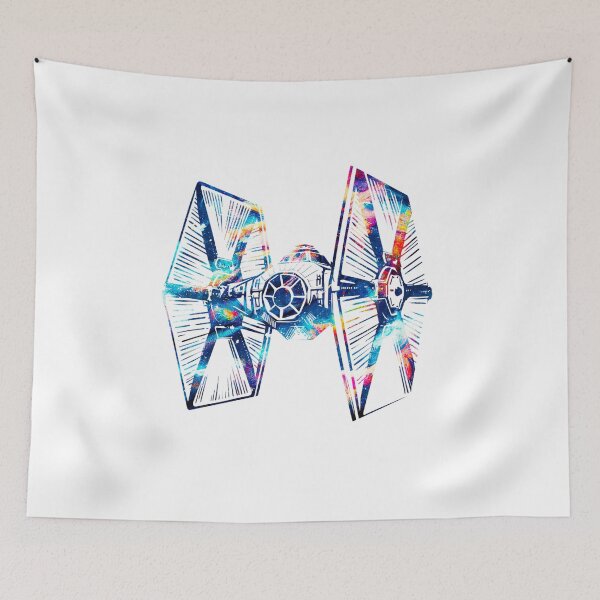 Item preview, Spacey TIE Dye Fighter designed and sold by Nosynonym.