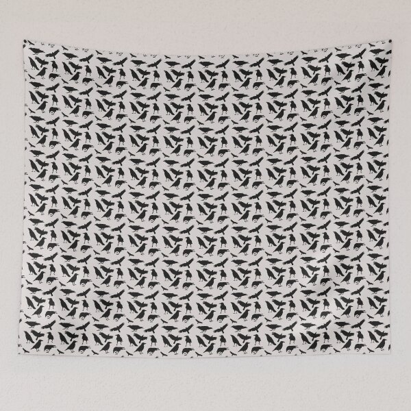 Item preview, Crow silhouettes seamless pattern design designed and sold by HayesAtHome.