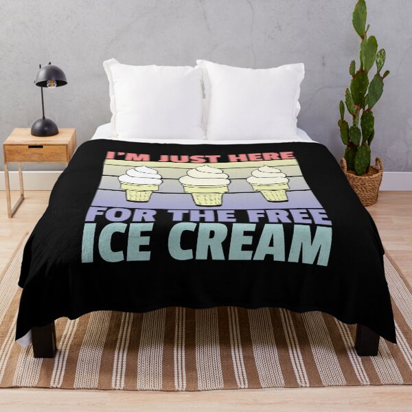 Item preview, I’m Just Here For A Free Ice Cream, Funny Gift for Ice Cream Lover designed and sold by DADA635.