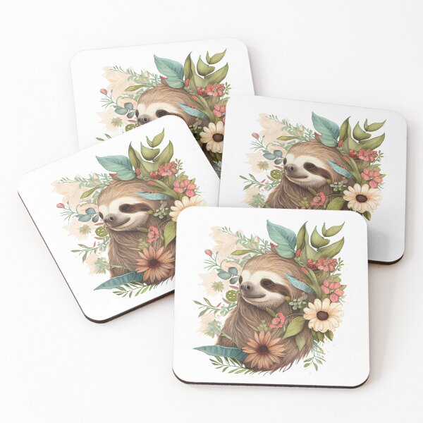 Item preview, Flower Sloth | For Sloth Lover designed and sold by Ameripensia.