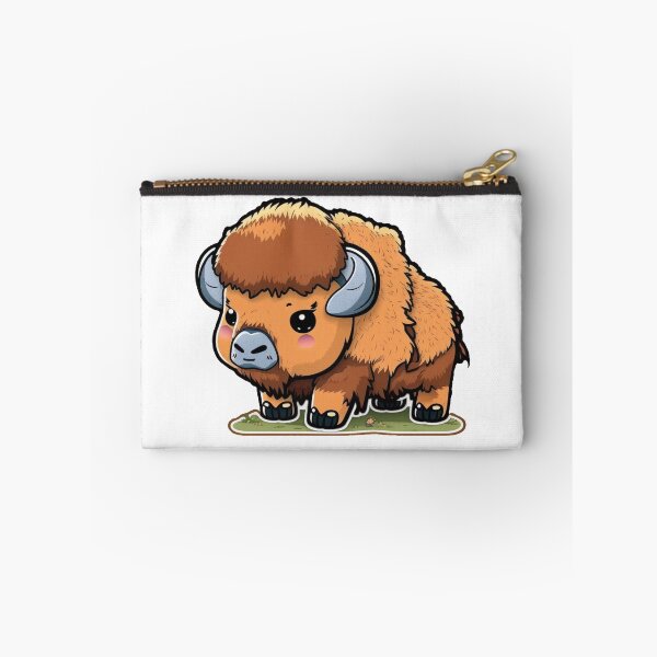Item preview, Cute Baby Bison In Field Sticker designed and sold by Kplayzz2009.