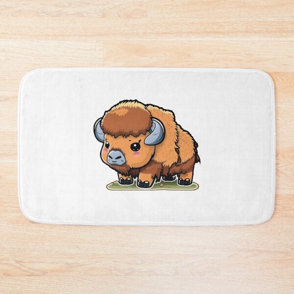 Item preview, Cute Baby Bison In Field Sticker designed and sold by Kplayzz2009.