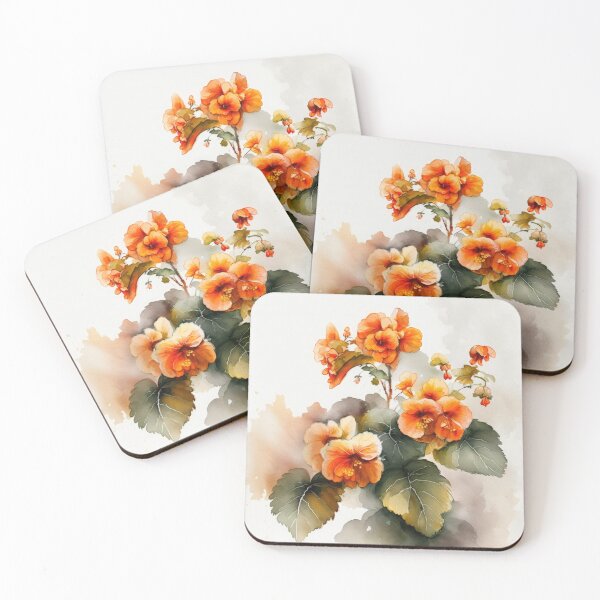 Item preview, Orange Begonias  designed and sold by Vanover Designs.