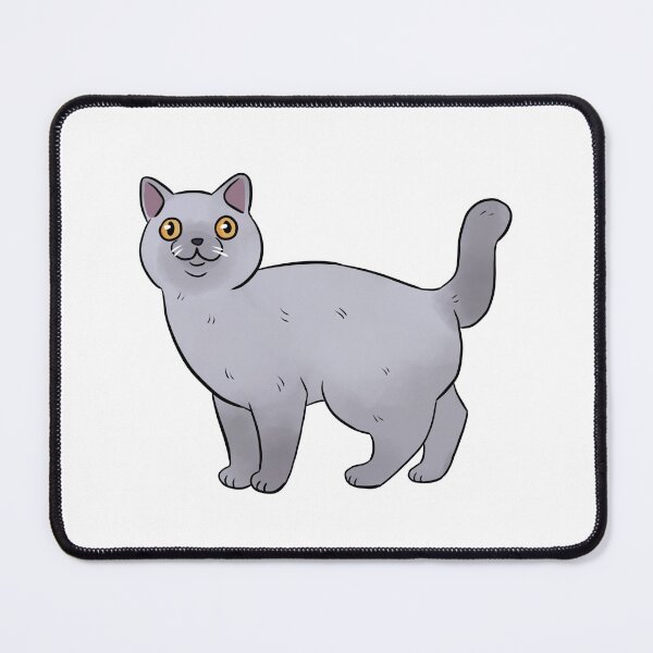 Item preview, British shorthair cat cute illustration  designed and sold by Yarafantasyart.