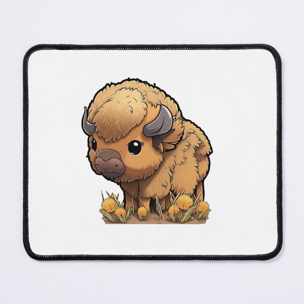 Item preview, Cute Baby Bison In Field Sticker designed and sold by Kplayzz2009.