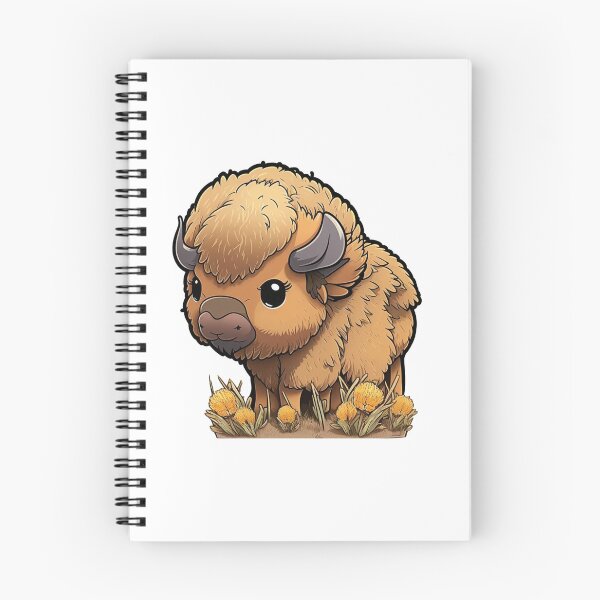 Item preview, Cute Baby Bison In Field Sticker designed and sold by Kplayzz2009.
