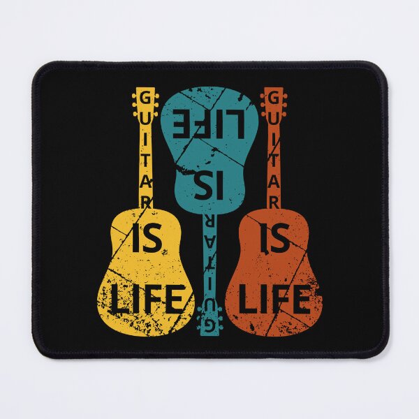Item preview, Guitar is Life Guitar, music and plectrum lover retro vintage designed and sold by facePale.
