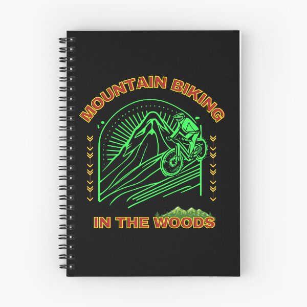 Item preview, Mountain biking in the woods designed and sold by ZingAndPep.