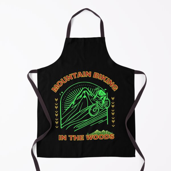 Item preview, Mountain biking in the woods designed and sold by ZingAndPep.