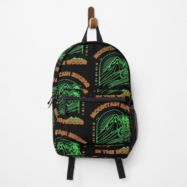 Item preview, Mountain biking in the woods designed and sold by ZingAndPep.