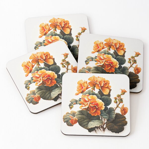 Item preview, Orange Begonias  designed and sold by Vanover Designs.