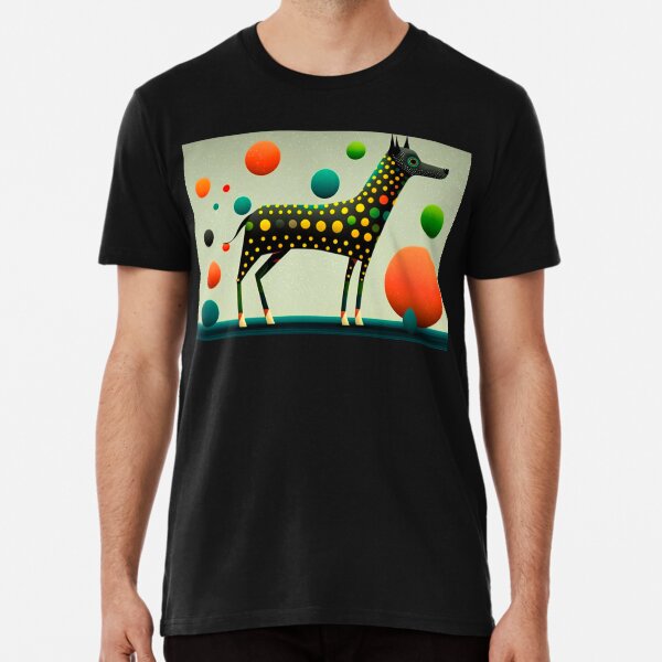 Item preview, Colorful Abstract Jackal designed and sold by Artistic Pandas.