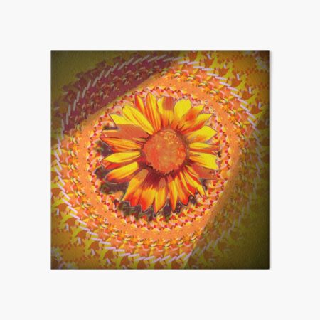 Flower Aesthetic Mandala Art Natural Mandala Kaleidoscope Meditation  Natural Liife Gift Art Board Print for Sale by Dodern