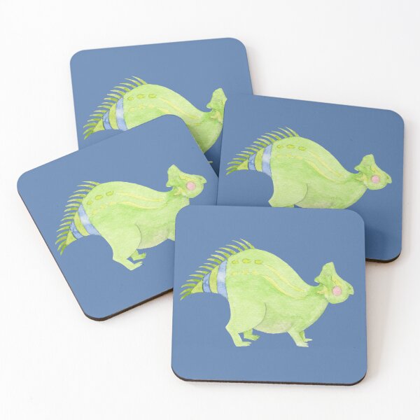 Item preview, Dinosaur watercolor illustration - Leptoceratops designed and sold by alisonsadler.